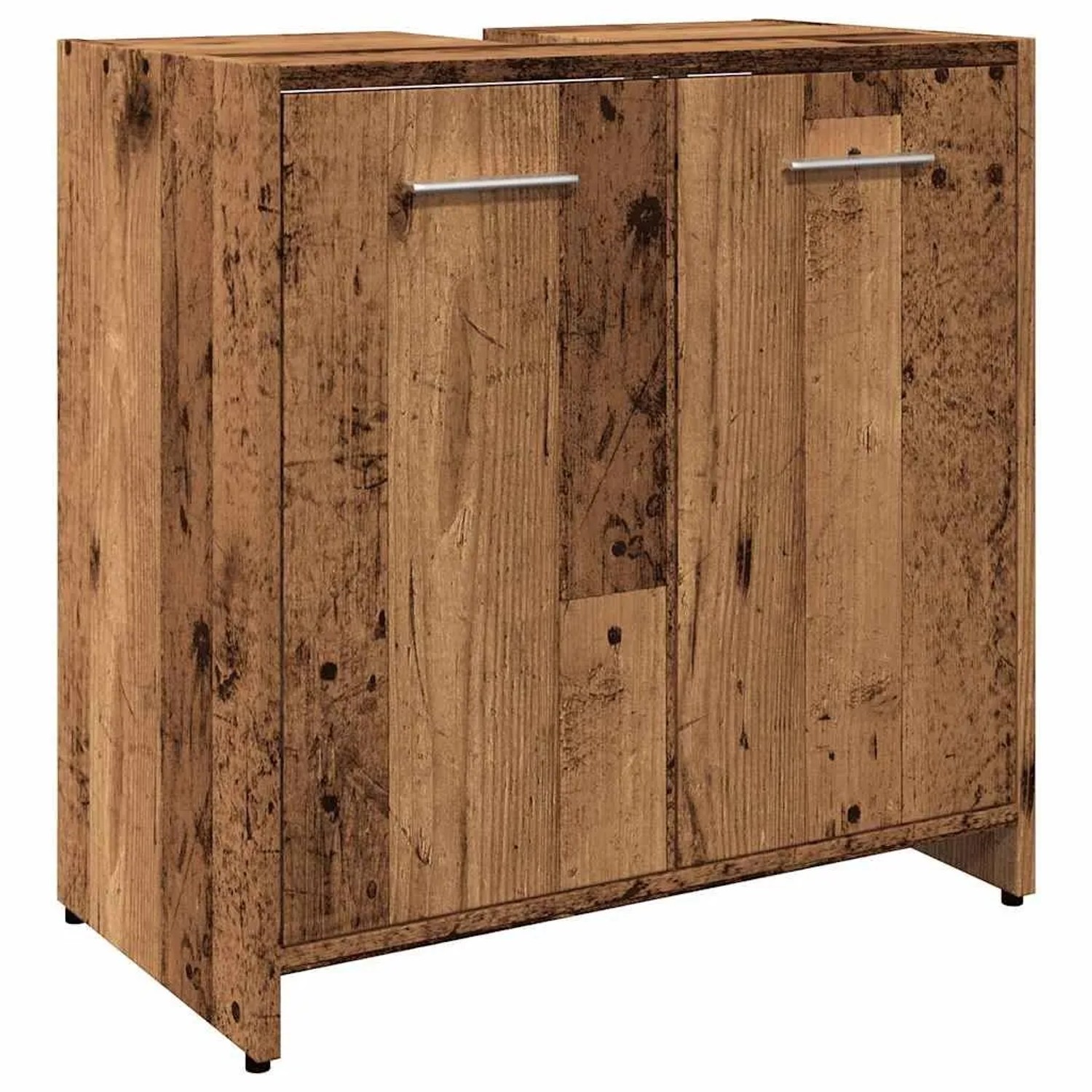 vidaXL Waschbeckenunterschrank Altholz-Optik 60x33x60 cm Holzwerkstoff 8560 günstig online kaufen
