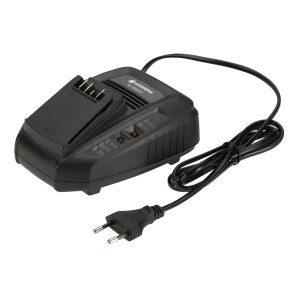 Gardena Ladegerät AL 1830 CV für Power4All 18V Akkus, mit Ladezustandsanzeige.