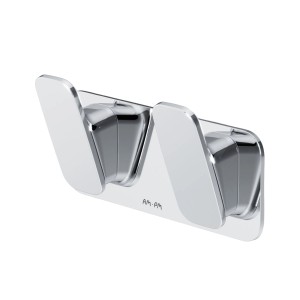 AM.PM Doppelhaken Inspire V2.0 Chrom für Handtücher im Badezimmer.