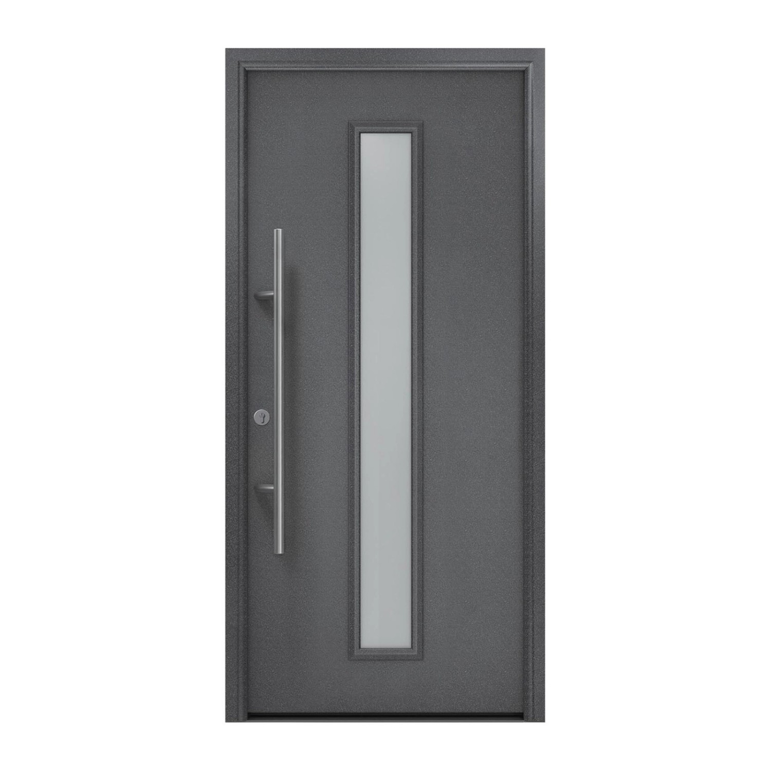 EcoStar Haustür Isopro Secur IPS 020S Anthrazitmetallic 110 cm x 210 cm DIN günstig online kaufen