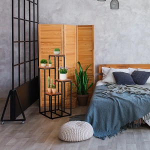 Relaxdays Blumentreppe Stahl MDF Dunkelbraun mit 4 Ablagen 100 cm x 40 cm x 40 cm 5,1 kg