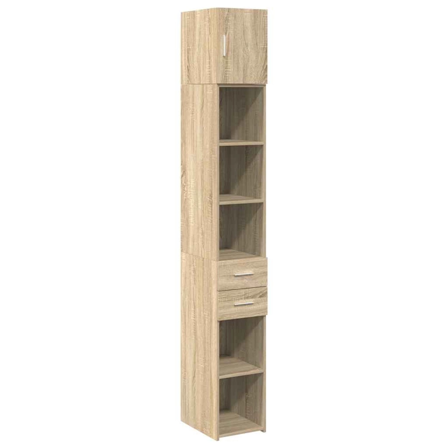 vidaXL Hochschrank Schmal Sonoma-Eiche 30x42,5x225 cm Holzwerkstoff 3281268 günstig online kaufen