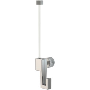 Artiteq Aufhängeschnur Perlon, 150cm, mit Haken für Bilder bis 4kg.
