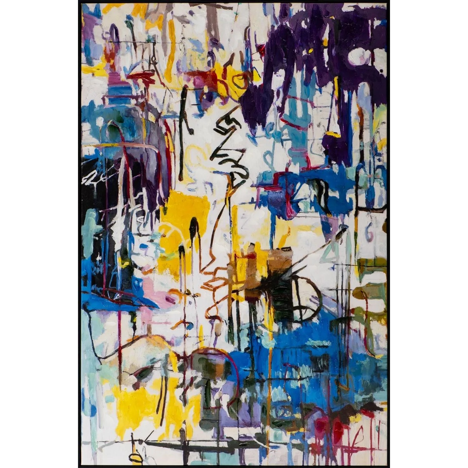 Art Universe Leinwandbild Colourful Energy 100 x 150 cm