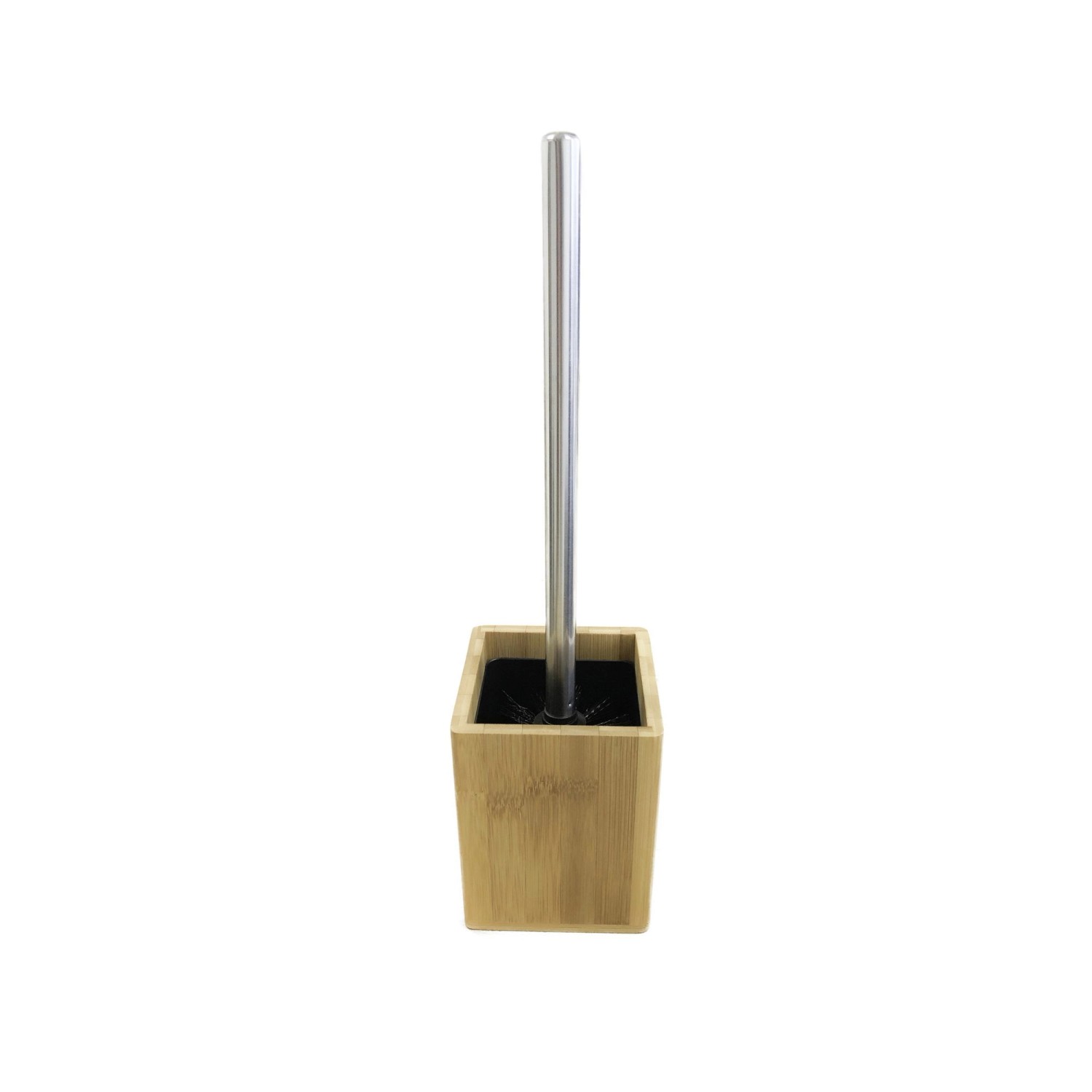 Bagnoxx Toilettenbürste mit Halter 37cm x Ø10cm Bambus Braun günstig online kaufen