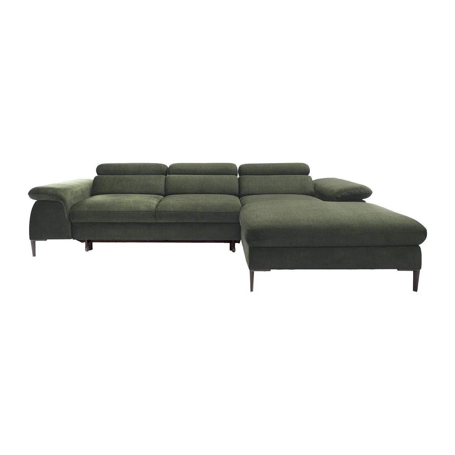 Vente-unique Schlafsofa Sepina Grün 288 cm