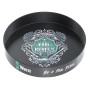 Schwarzes Serviertablett mit "Tool Rebels" Logo, passend zum Wera Schraubendreher-Set.