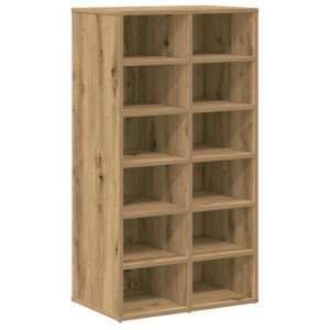 vidaXL Schuhregal Artisan-Eiche 54x34x100,5 cm Holzwerkstoff 855837