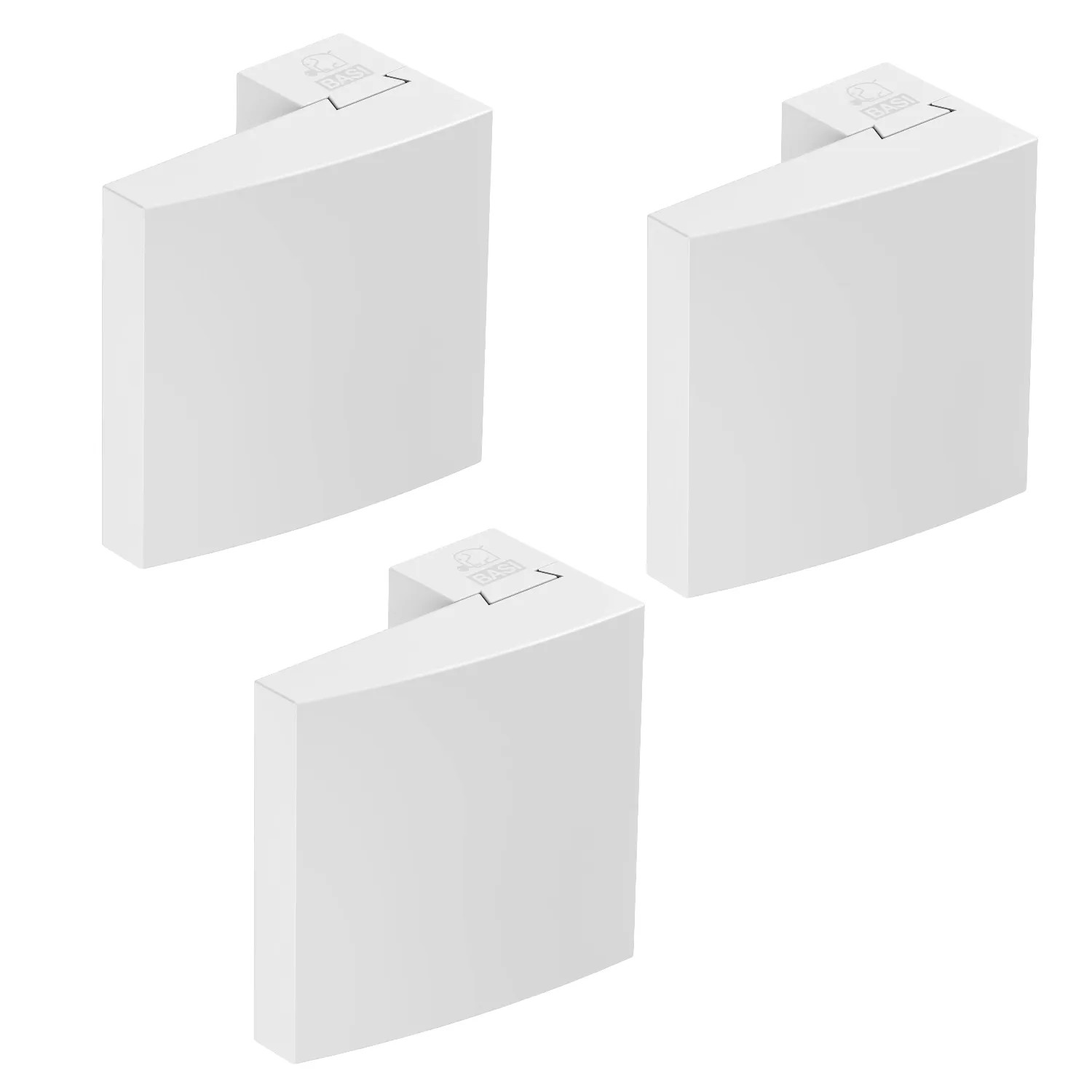 Basi - Fenster- und Fenstertürenzusatzsicherung - SET - 3x FS 65 - Weiß - 3x1100-0065