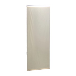 Relaxdays Duschrollo Aluminium Kunststoff Beige Wasserabweisend Schnelltrocknend 60 cm x 240 cm