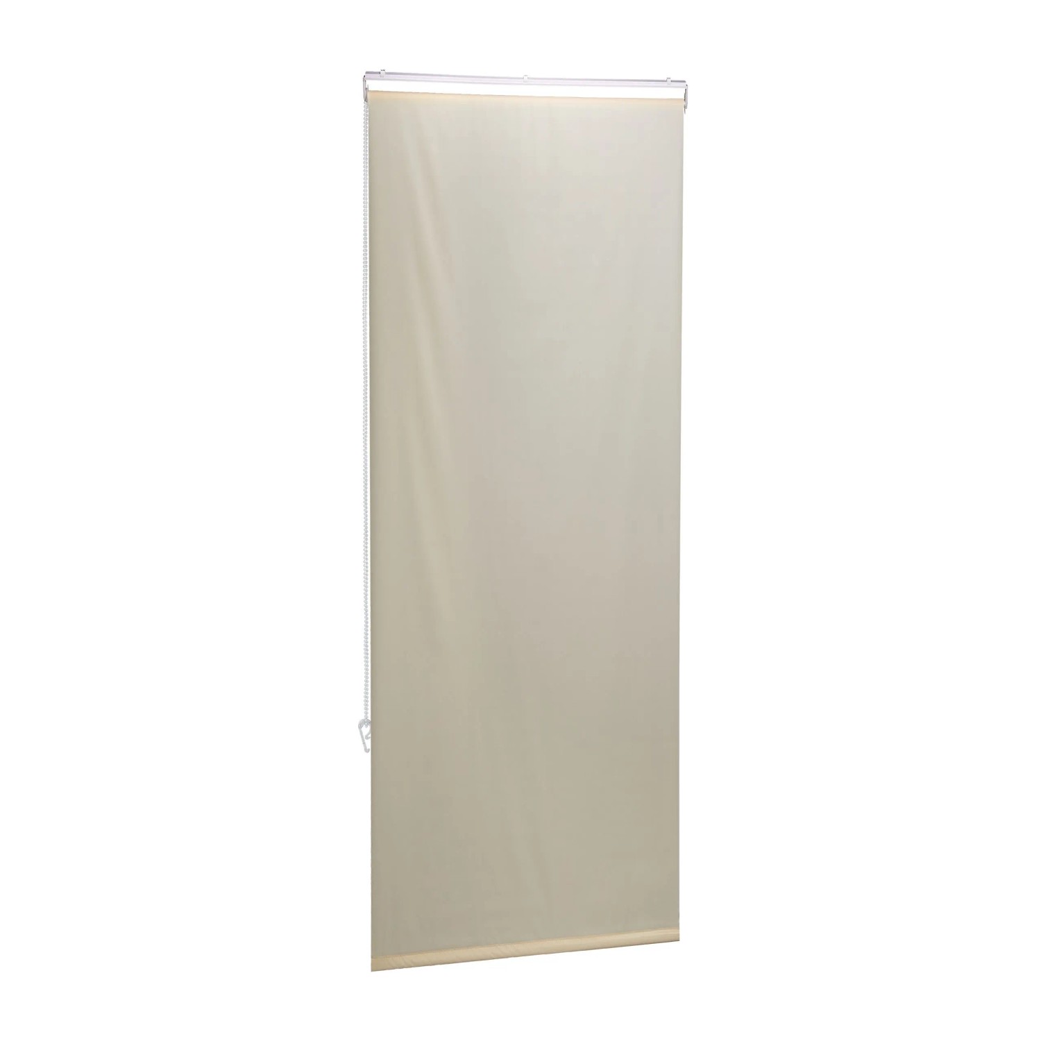 Relaxdays Duschrollo Aluminium Kunststoff Beige Wasserabweisend Schnelltrocknend 60 cm x 240 cm