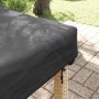 vidaXL Tischdecken Uni Schwarz, wasserfester Stoff-Tischbezug auf Terrassentisch, ideal für Outdoor.