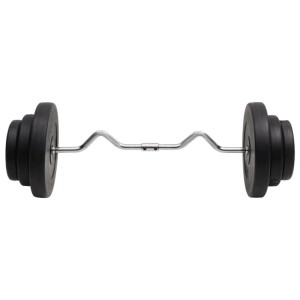 vidaXL Curlstange mit Gewichten 60 kg 3145019