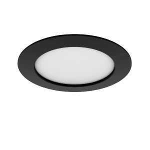 Schwarzer Philips Hue Einbauspot Slim, 17 cm, White & Color Ambiance, 1er-Pack.