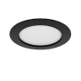 Schwarzer Philips Hue Einbauspot Slim, 17 cm, White & Color Ambiance, 1er-Pack.