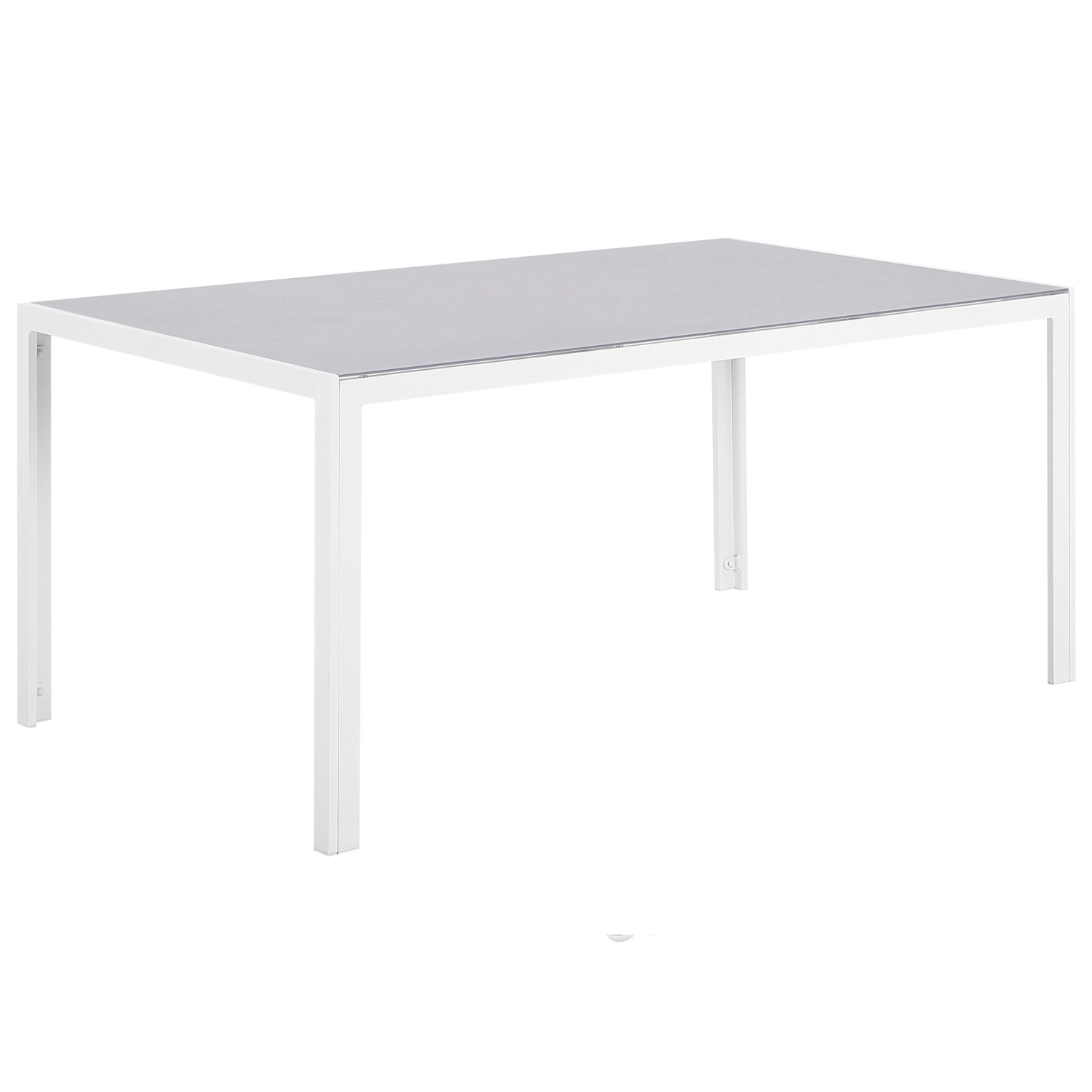 Beliani Gartentisch CATANIA Hellgrau 91x160x71 günstig online kaufen
