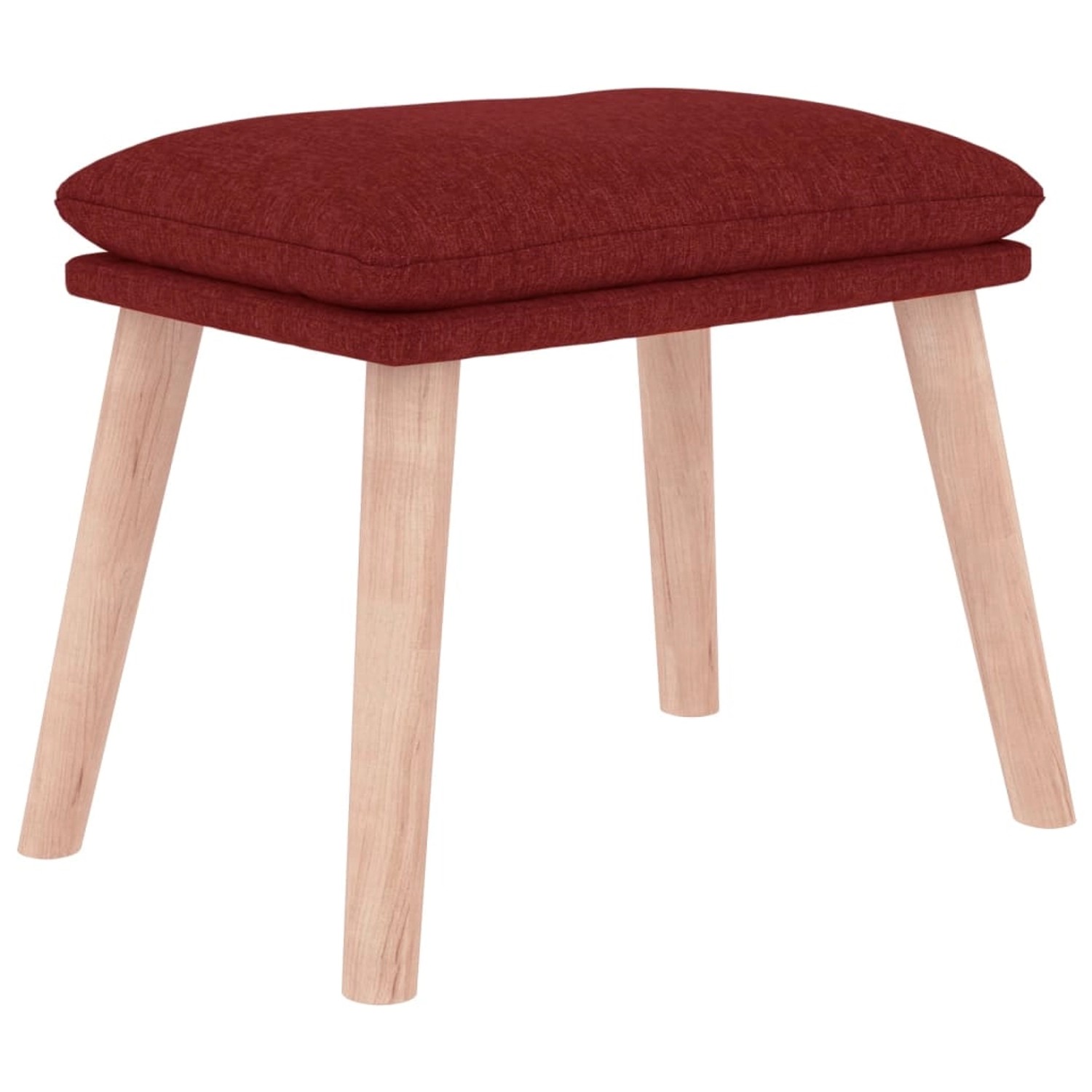vidaXL Fußhocker Weinrot 45x29,5x39 cm Samt Modell 4 günstig online kaufen