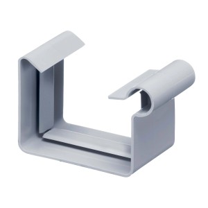 Inefa Rinnenverbinder für Kastenrinne NW 115, grau, aus PVC-U Kunststoff.