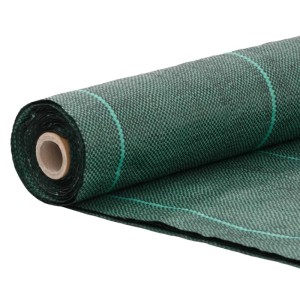 vidaXL Unkrautvlies Grün 1x50 m PP 4005251
