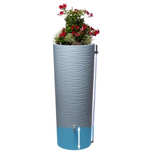 Garantia Schlauchset Aqua-Go (3/4'') für Regentonnen mit Füllstandsanzeige und Wasserhahn.