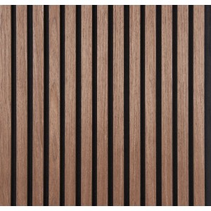 Fibrotech Akustikpaneel Walnuss, Holzpaneel für Wand- und Deckengestaltung.