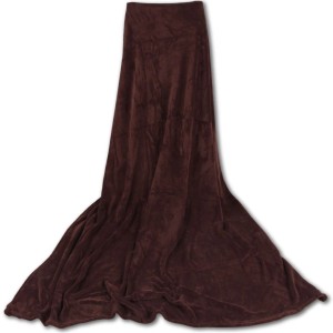 Bestgoodies Mikrofaser Decke, schokobraun, 130x170 cm. Kuschelige Wohndecke für Sofa & Bett.