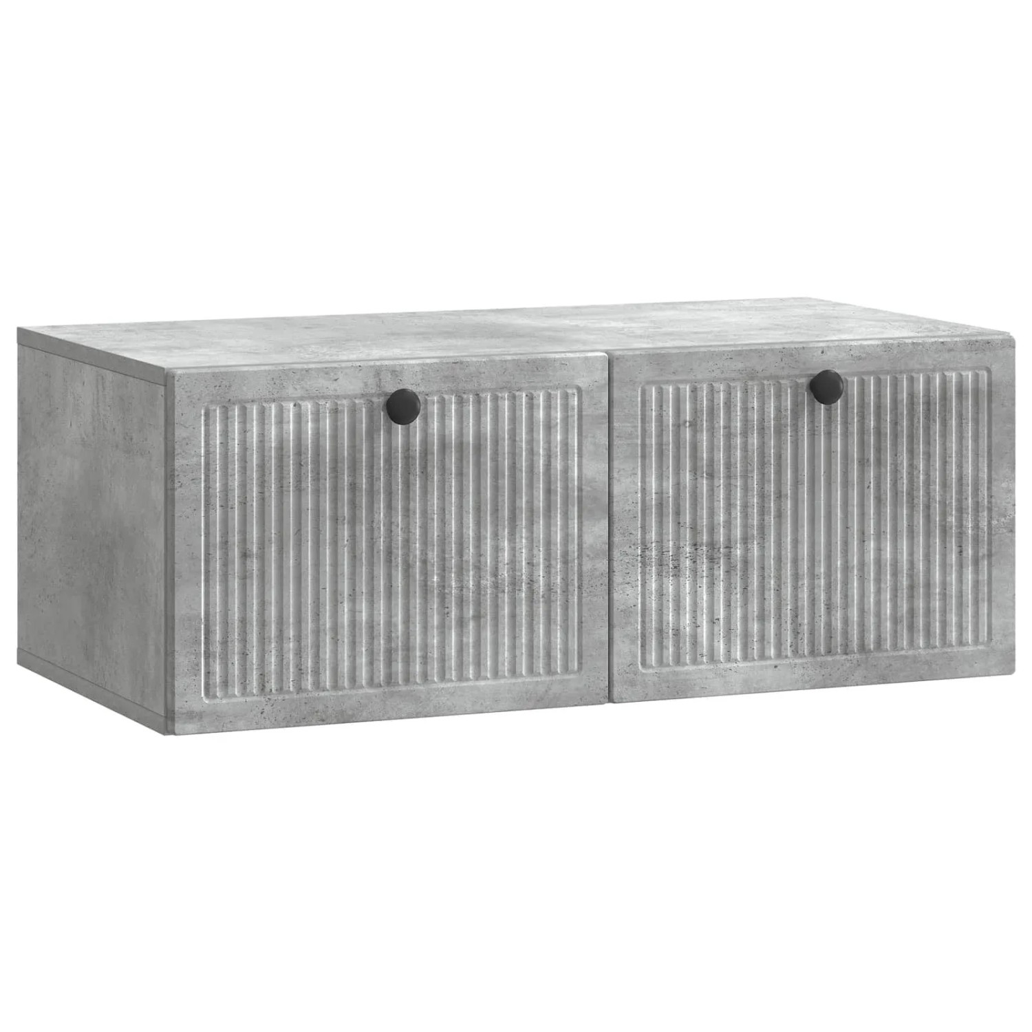 vidaXL Wandmontierter TV-Schrank Betongrau 78,5 x 41 x 30 cm 898008