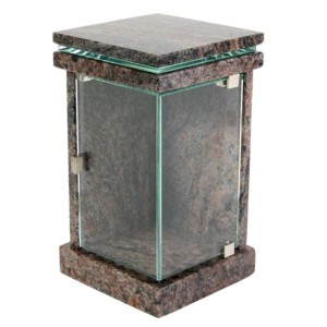 KOKA Grablampe Viereckig Ecktür Granit Juparana