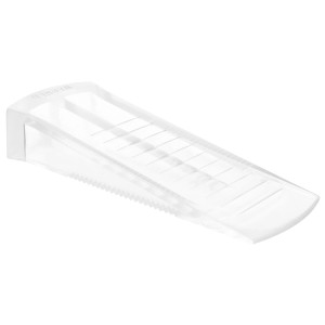 Transparenter Wagner Türkeil Standard aus Kunststoff, 80x30x15 mm, zum Fixieren von Türen.