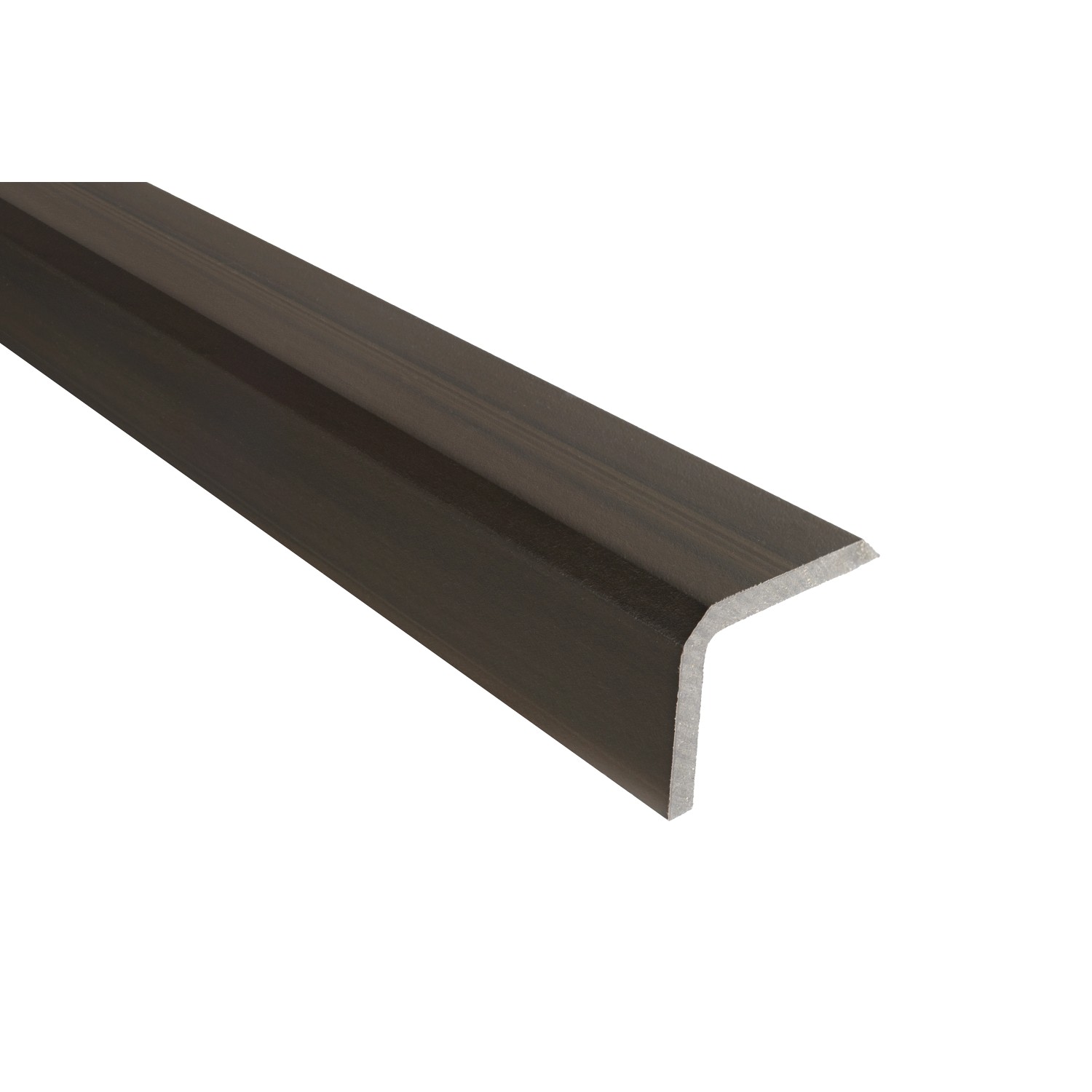 GartenLand WPC Abschlussprofil Advance Winkel 40 x 49 x 3600 mm Walnut Bicolor Co-Extrudiert