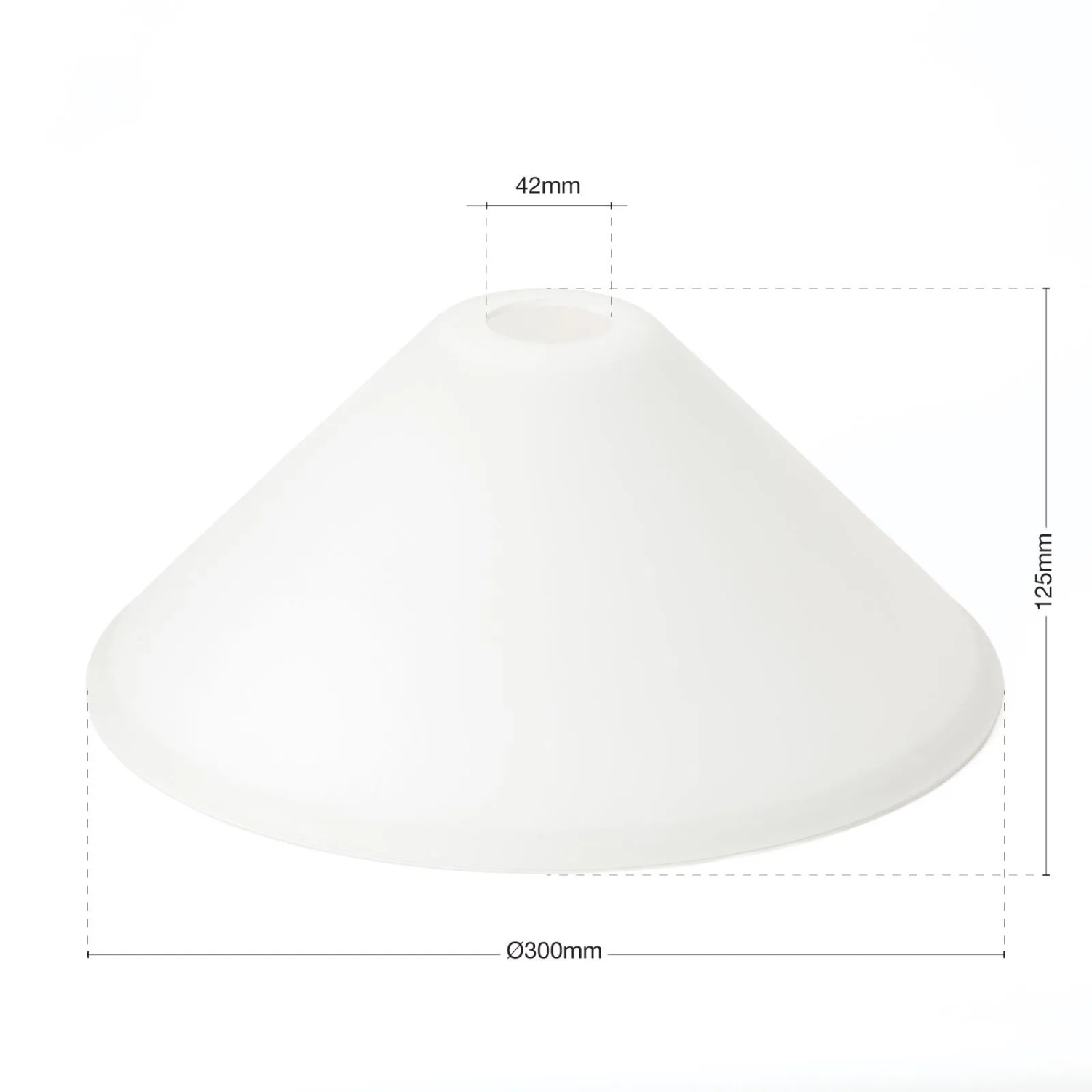 Orion Lightstyle Glas Lampenschirm E27 Ø 300 mm Opal Weiß kaufen bei OBI