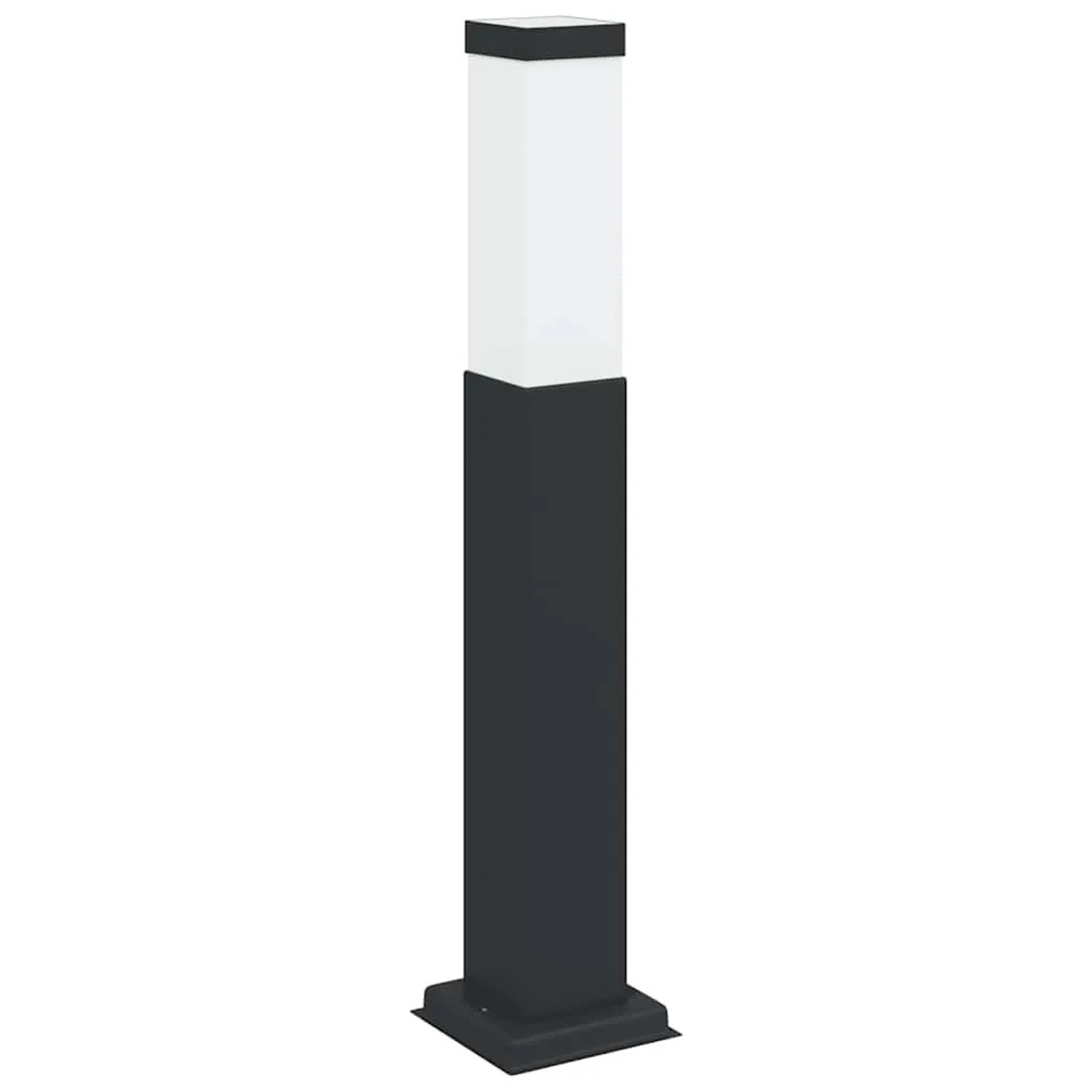 vidaXL Pollerleuchte 50 cm Schwarz IP44 4006071