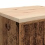 vidaXL Werkzeugschrank, Altholz-Optik, Kiefer Massivholz, Detailansicht