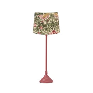 PR Home Tove Tischleuchte mit floralem Schirm im Morris-Design. Elegante Innenleuchte für Wohnraum.