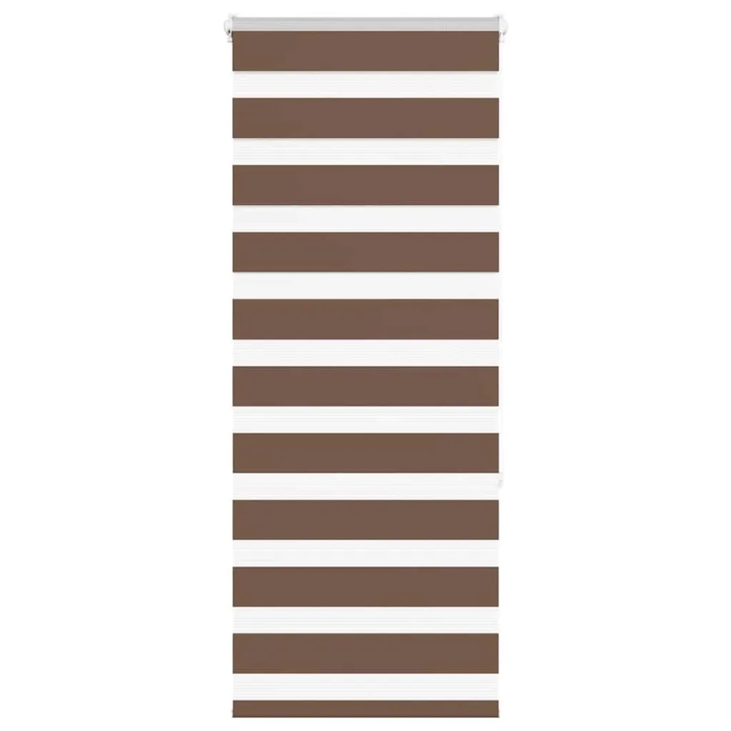 vidaXL Doppelrollo Braun 65x150 cm Stoffbreite 60,9 cm Polyester 4014332 günstig online kaufen