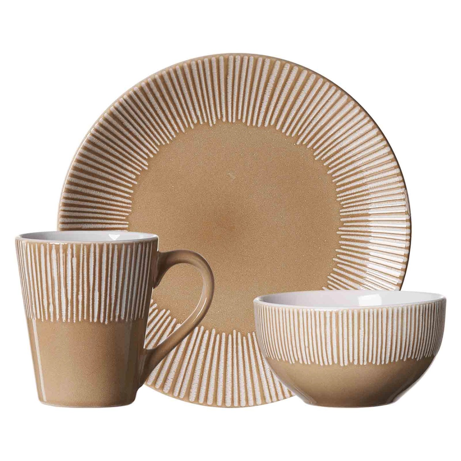 Ritzenhoff & Breker Banda Frühstücks-Set 18-teilig Beige günstig online kaufen