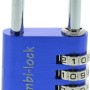 Blaues Burg Wächter Zahlenschloss Combi Lock Fun 88 40 Alu mit 4 Zahlenrollen.