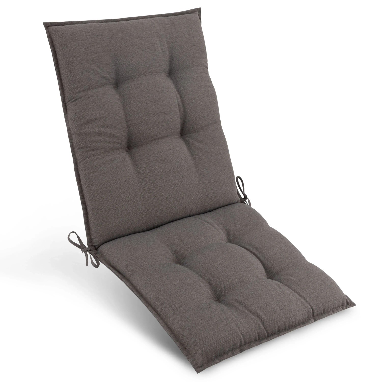 Beautissu Premium Niedriglehner AuflageSun-NL 100x50cm Taupe