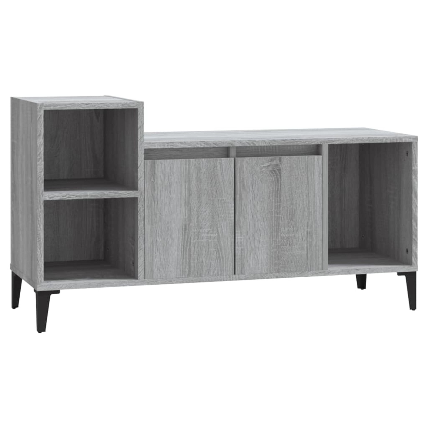 Vidaxl Tv-schrank Grau Sonoma 100x35x55 Cm Holzwerkstoff günstig online kaufen
