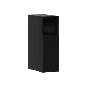Vicco Nachttisch Enton Schwarz 20 x 60 mit 1 Tür