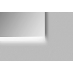 DSK Design LED-Lichtspiegel Chryst. Duoro, 50x70 cm, mit umlaufender LED-Beleuchtung.