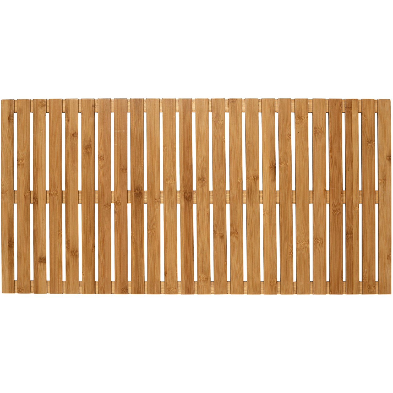 Wenko Baderost Indoor & Outdoor Bambus rutschhemmende Unterseite 100 cm x 50 cm