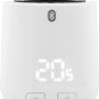 Eurotronic Comet Zero Bluetooth Heizkörperthermostat mit LED-Anzeige und Steuerungselementen.