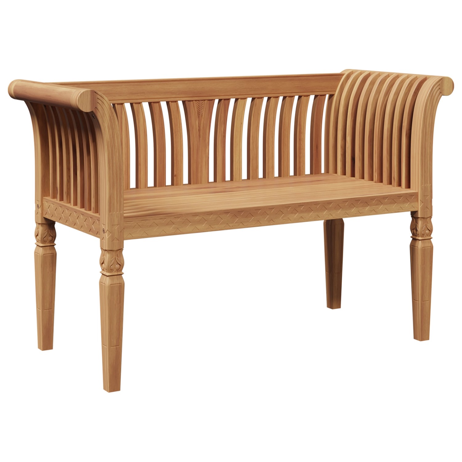 vidaXL Gartenbank 127,5x52x80 cm Massivholz Teak 42006347 günstig online kaufen