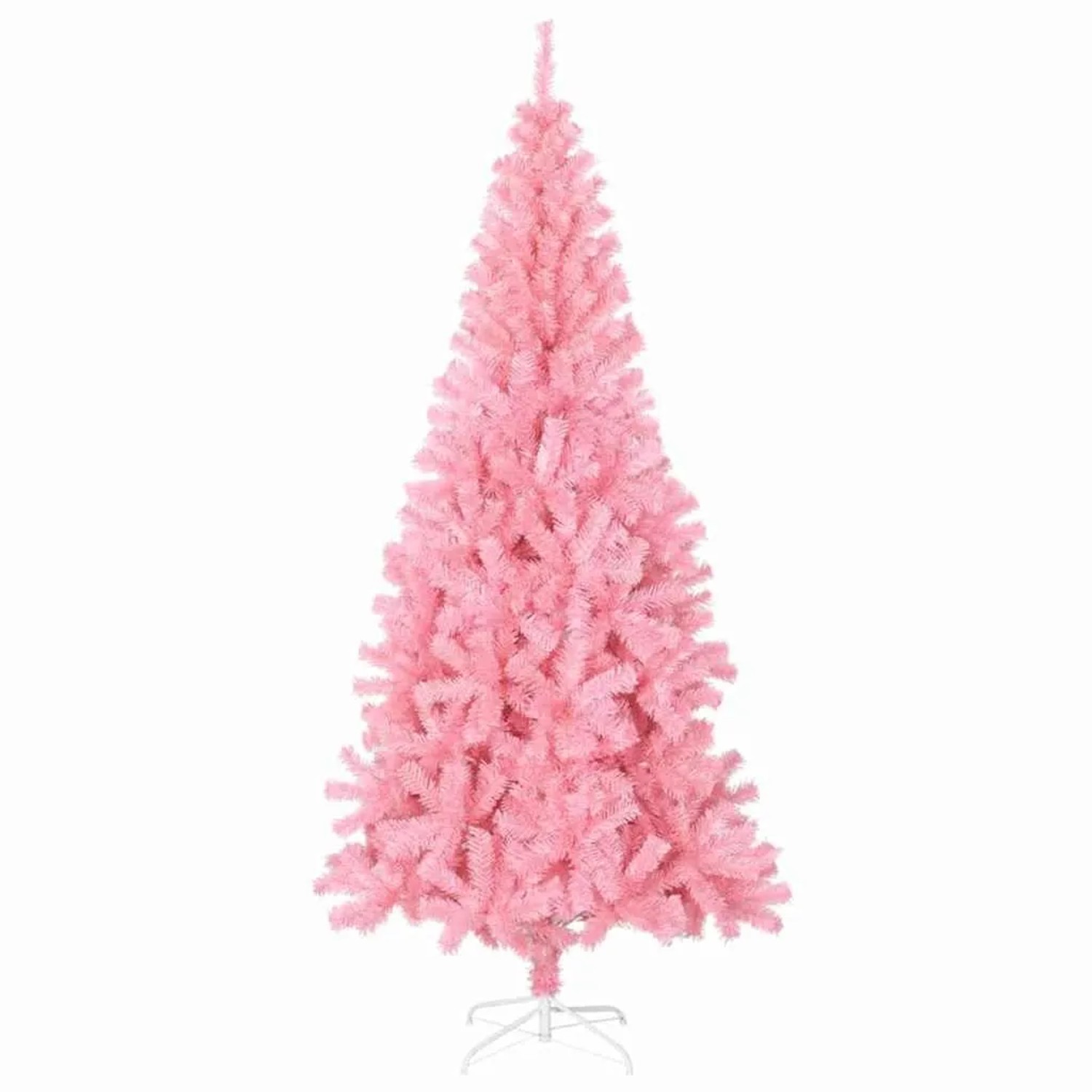 vidaXL Weihnachtsbaum mit 300 LEDs mit Ständer Rosa 180 cm PVC 3396425