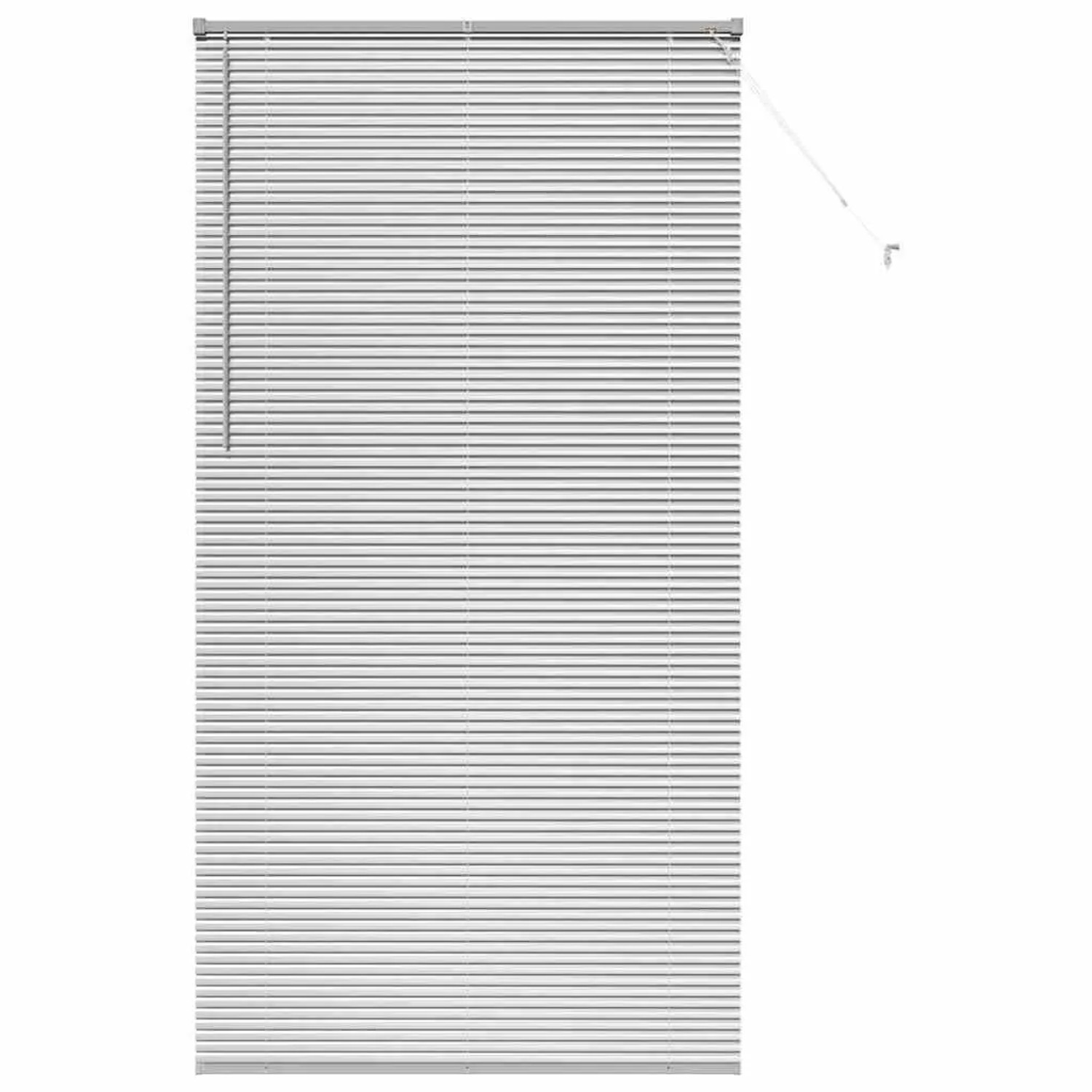 vidaXL Balkenjalousien mit Vorhängen Silber 220 x 110 cm Aluminium 42005949 günstig online kaufen