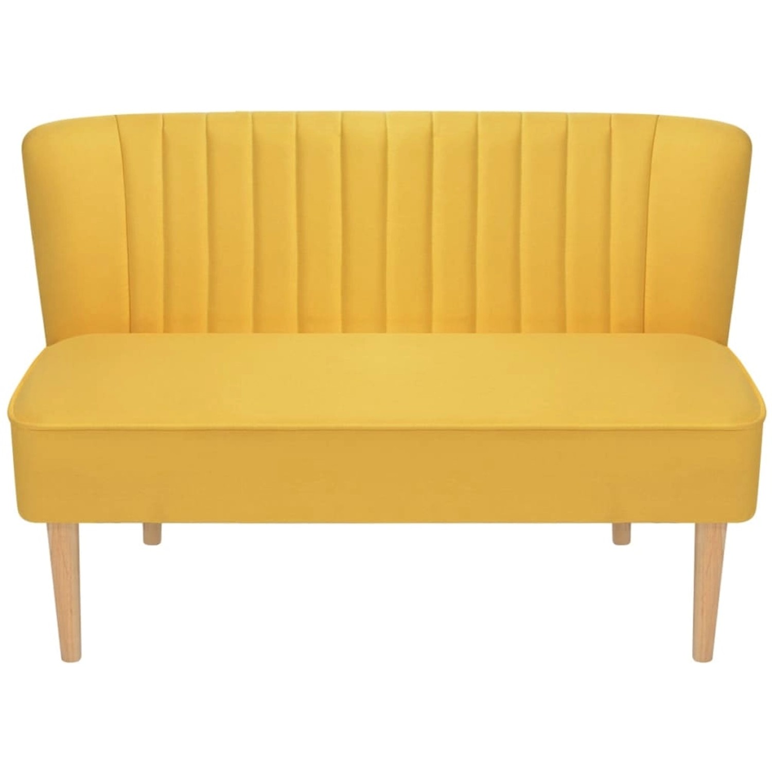 Sofa Stoff 117 X 55,5 X 77 Cm Gelb günstig online kaufen