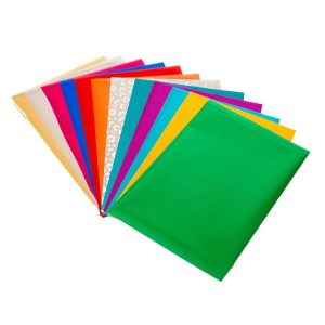 Pebaro Ersatzfolien, 24er Set für Heißfolien-Prägeset, verschiedene Farben.