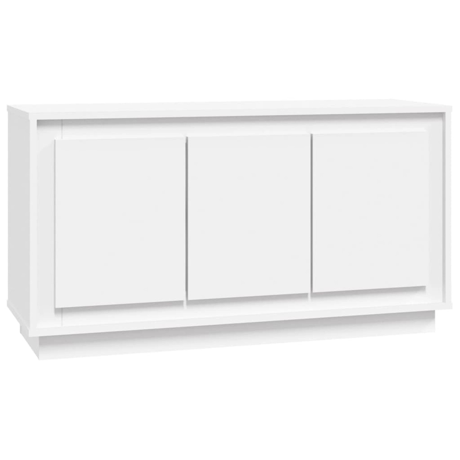 vidaXL Sideboard Weiß 102x35x55 cm Holzwerkstoff 831885