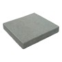 Gehwegplatte Zementgrau 30x30 cm mit Fase, Beton Terrassenplatte für Gartenwege.